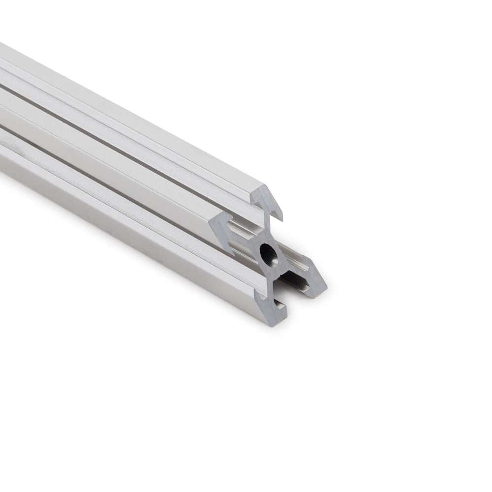 20x20 Black Aluminium Extrusion Cut At Angle