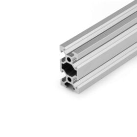1 x Aluminium Extrusion Profile - T/V-Slot - 20 Series - 20x40mm - Silver - Cut to Size