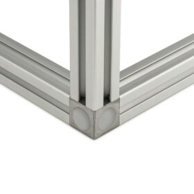 Cuboid Frame - 20 Series - 250x250x250mm - Silver - Corner Connector