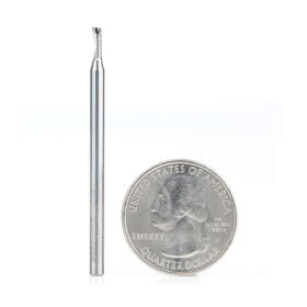 1 x 2mm Spiral End CNC Router Bit - 51634 Amana Tool