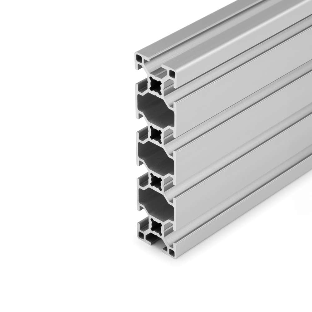 1 x Aluminium Extrusion Profile - T-Slot - 30x120mm - Silver - Cut to Size