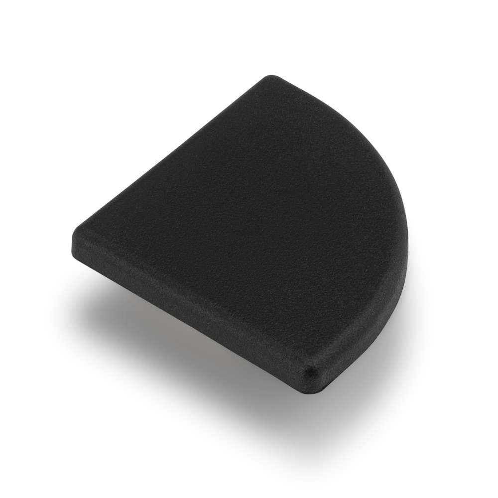 1 x Plastic End Cap - 30 Series - 30x30 - 90 Degree Radius