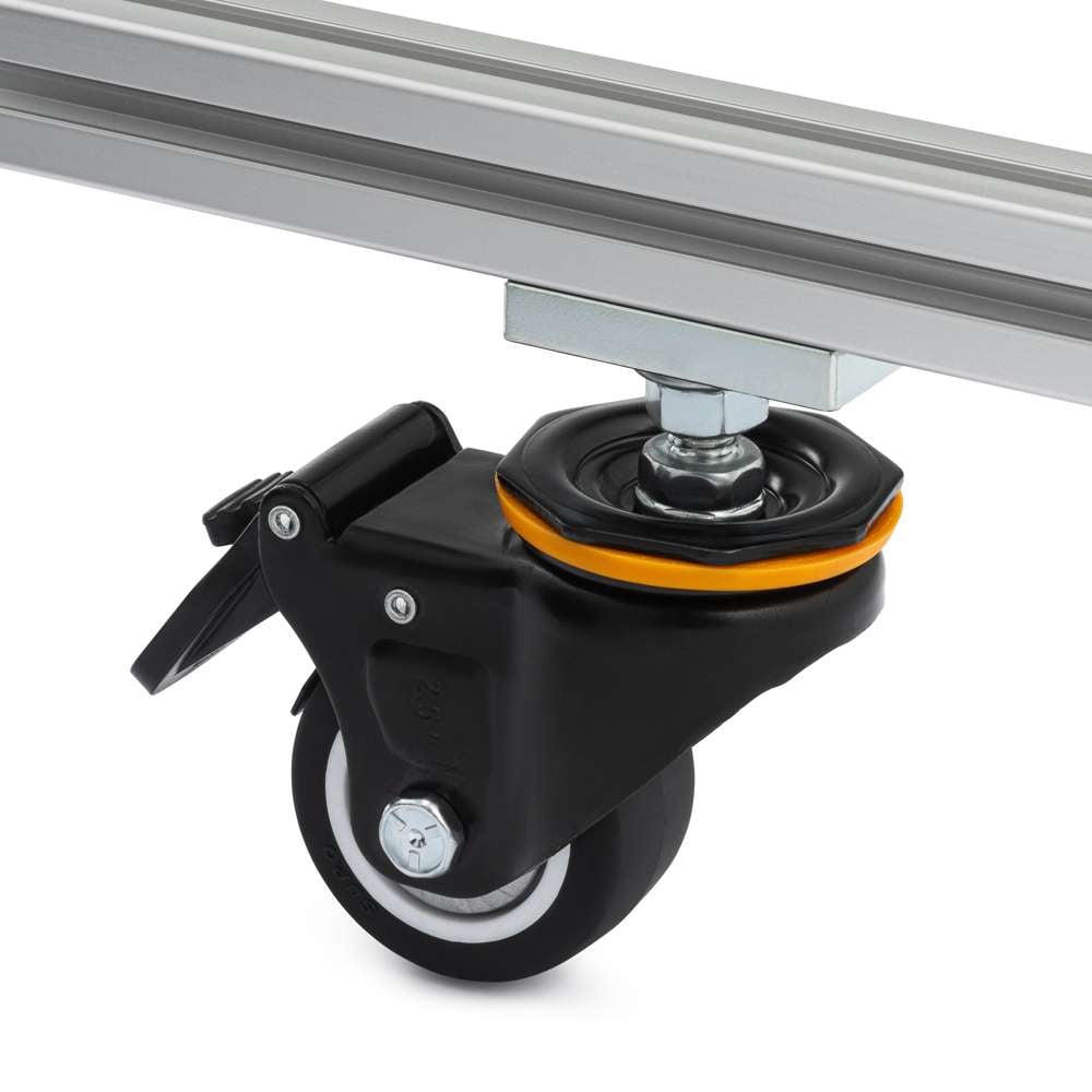 Edge Plate - 40 Series mounting castor