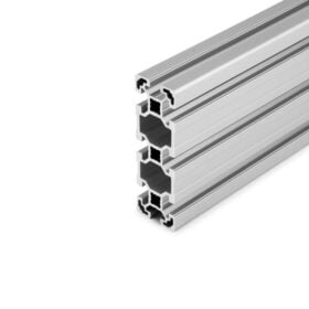 1 x Aluminium Extrusion Profile - T-Slot - 40x120mm - Silver - Cut to Size