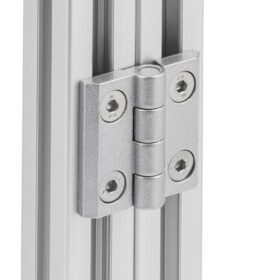 1 x Aluminium Hinge - 45 Series - Silver