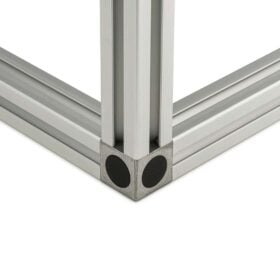 Cuboid Frame - 45 Series - 500x500x500mm - Silver - Corner Connector