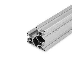 1 x Aluminium Extrusion Profile - T-Slot - 60x60mm (L-Beam) - Silver - Cut to Size