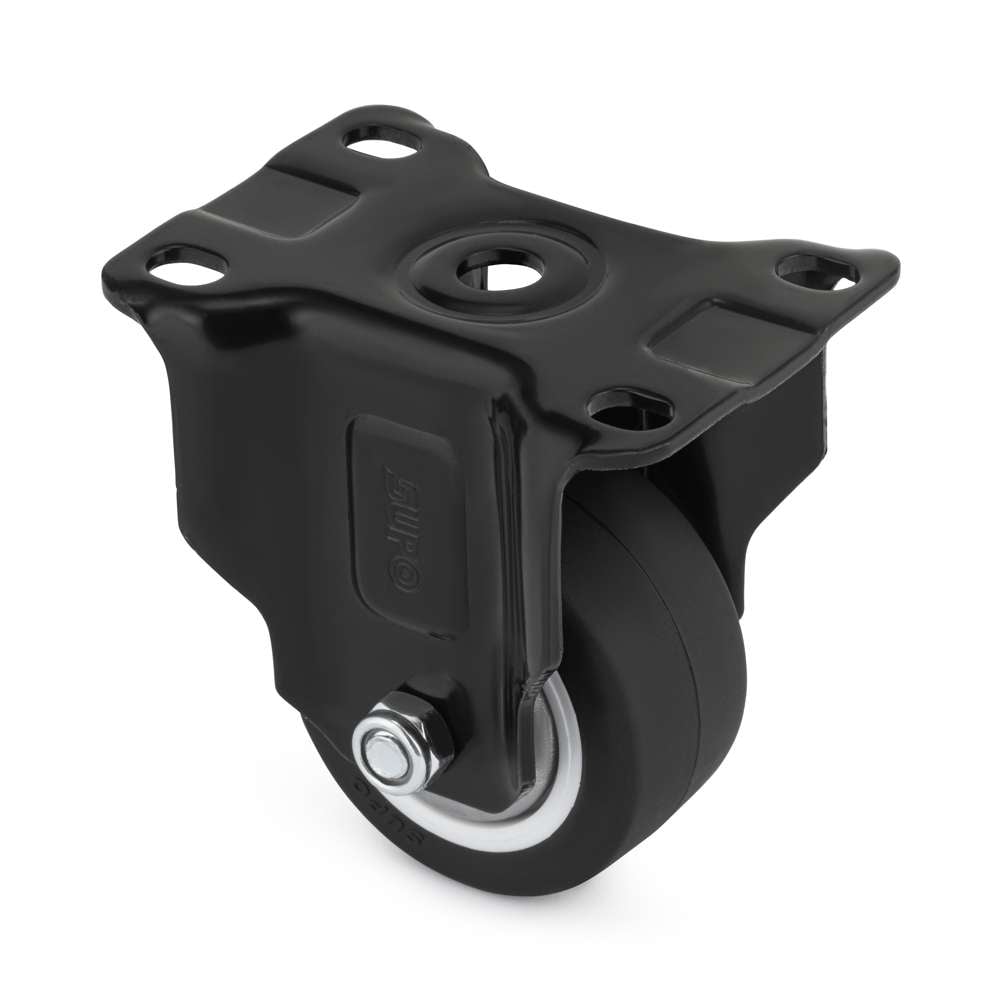 1 x Castor - Plate - Fixed - 63mm