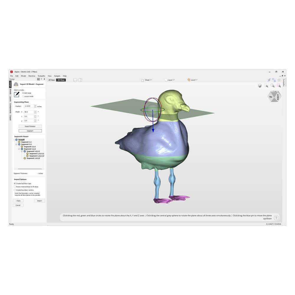 3D Modelling In Aspire Vectric CAM Software