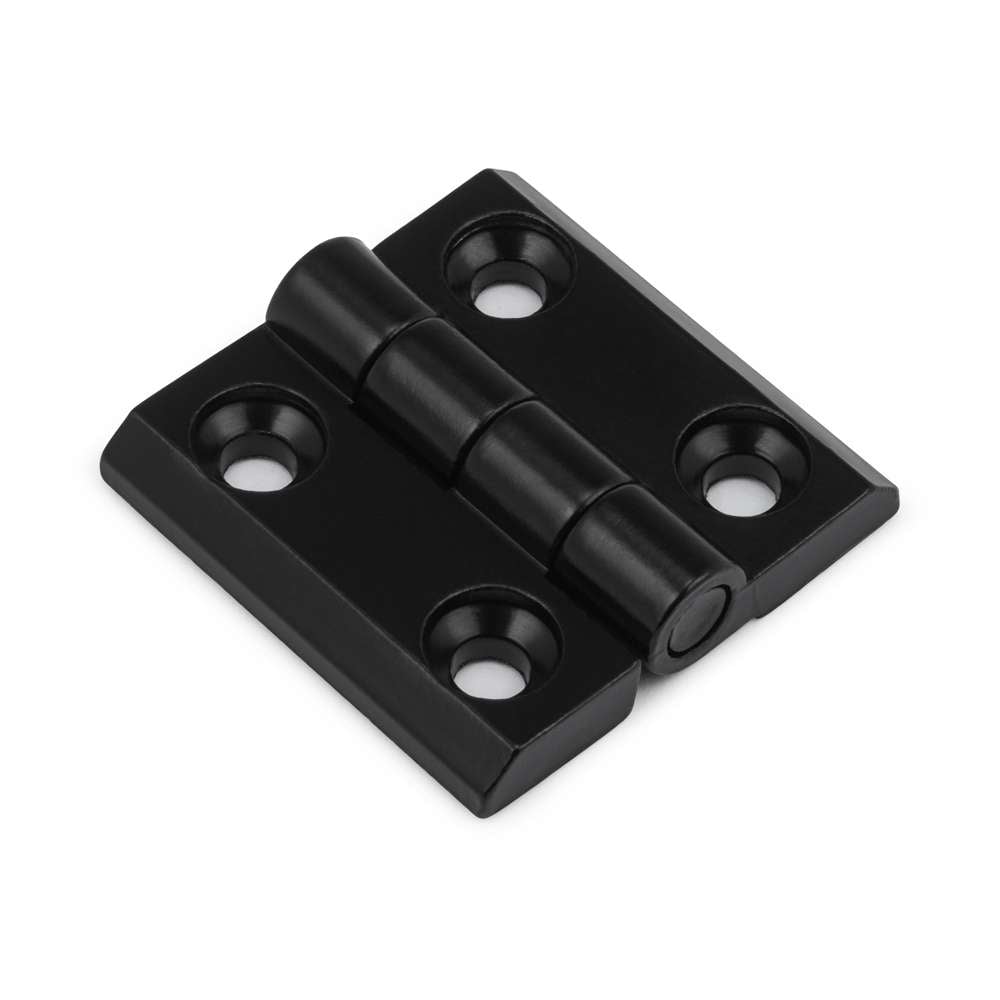 1 x Aluminium Hinge - 40 Series - Black