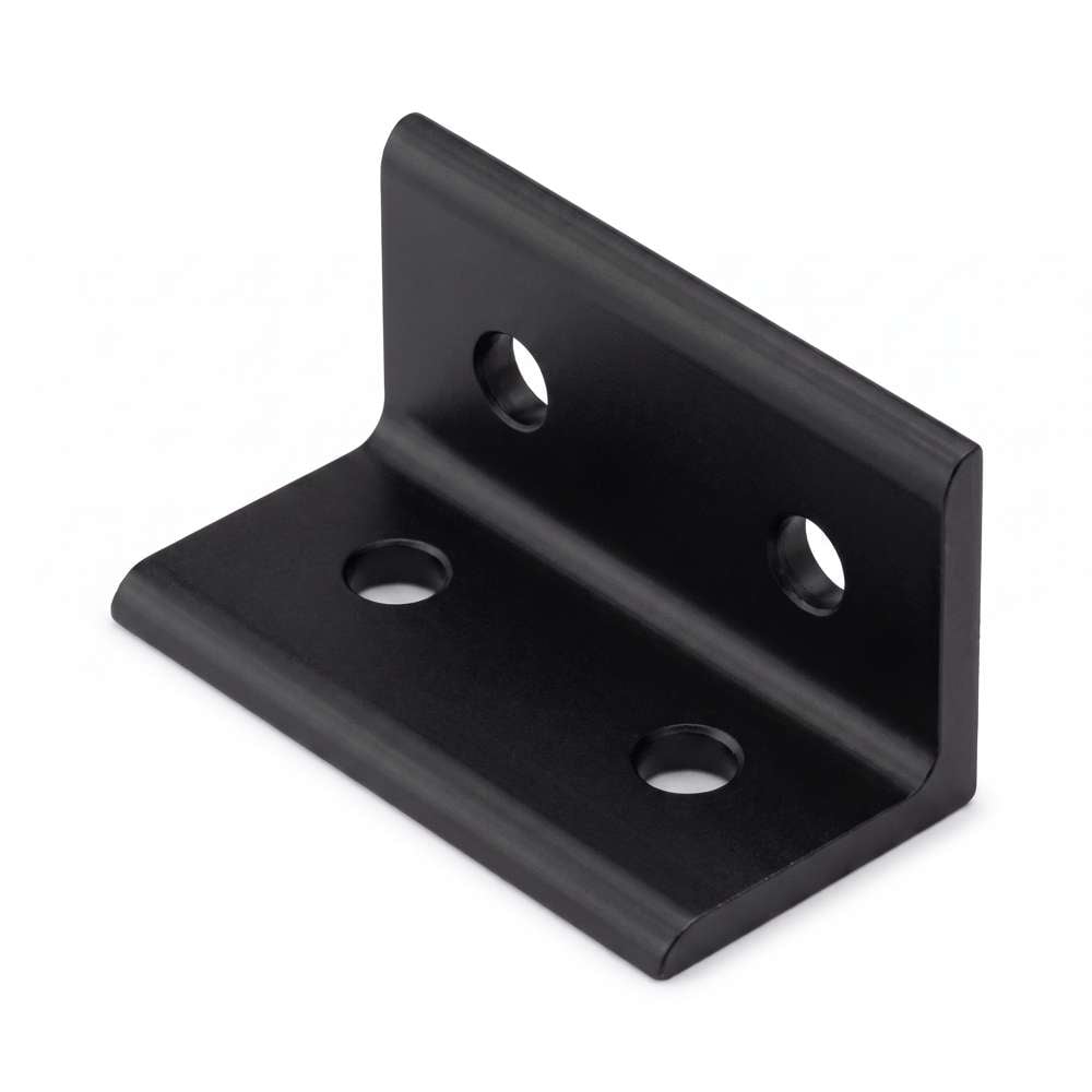 1 x Universal Corner Bracket - 20 Series - 40x20 - Black