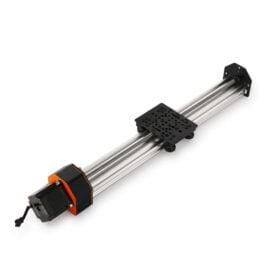NEMA23 screw drive linear actuator with a medium V-Slot gantry plate