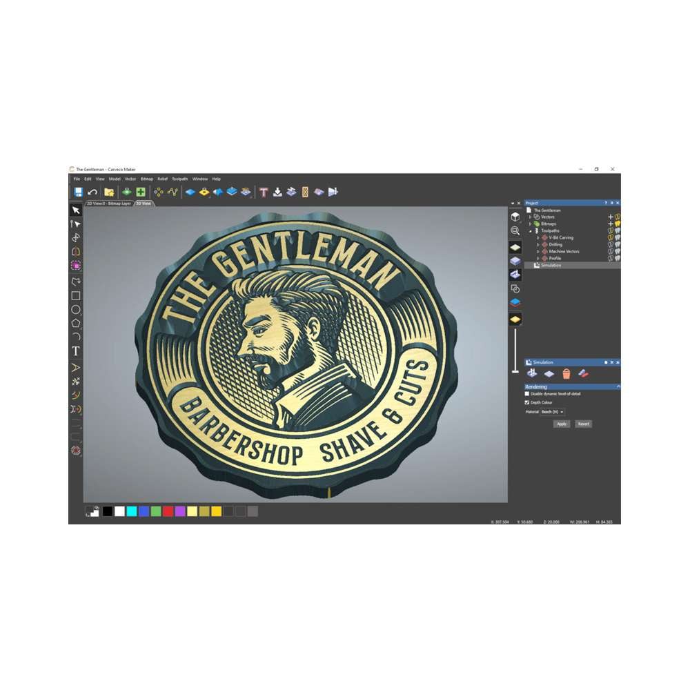 Designing In Carveco Maker CAM Software