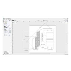 2D Part Example in Cut2D Pro Vectric CAM Software