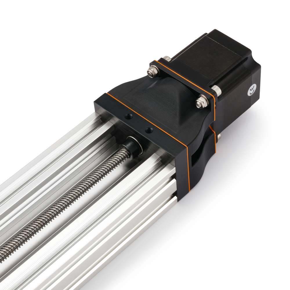 C-Beam Screw Drive Actuator - 1500mm - Silver - Gantry Plate - Extra Large - Mount in use