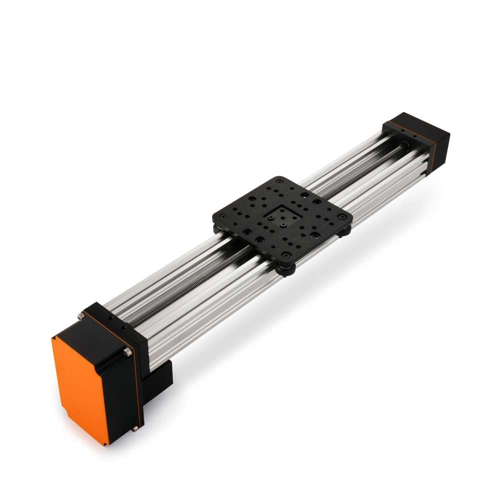 1 x C-Beam Screw Drive Actuator - Rear Mount - 250mm - Silver - Gantry Plate - Extra Large