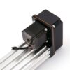 C-Beam Screw Drive Actuator - Rear Mount - 1500mm - Black - Gantry Plate - Extra Large - Mount in use
