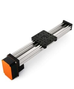 1 x C-Beam Screw Drive Actuator - Compact - Rear Mount - 250mm - Silver - Gantry Plate - Extra Large