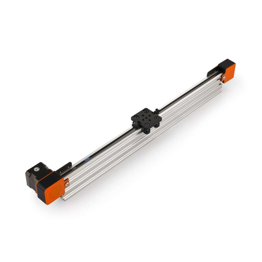 1 x Belt Drive Actuator - NEMA17 - 20x60mm - 500mm - Silver - V-Slot Gantry Plate - Extra Small