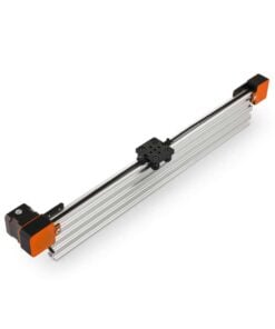 1 x Belt Drive Actuator - NEMA17 - 20x80mm - 2000mm - Silver - V-Slot Gantry Plate - Extra Small