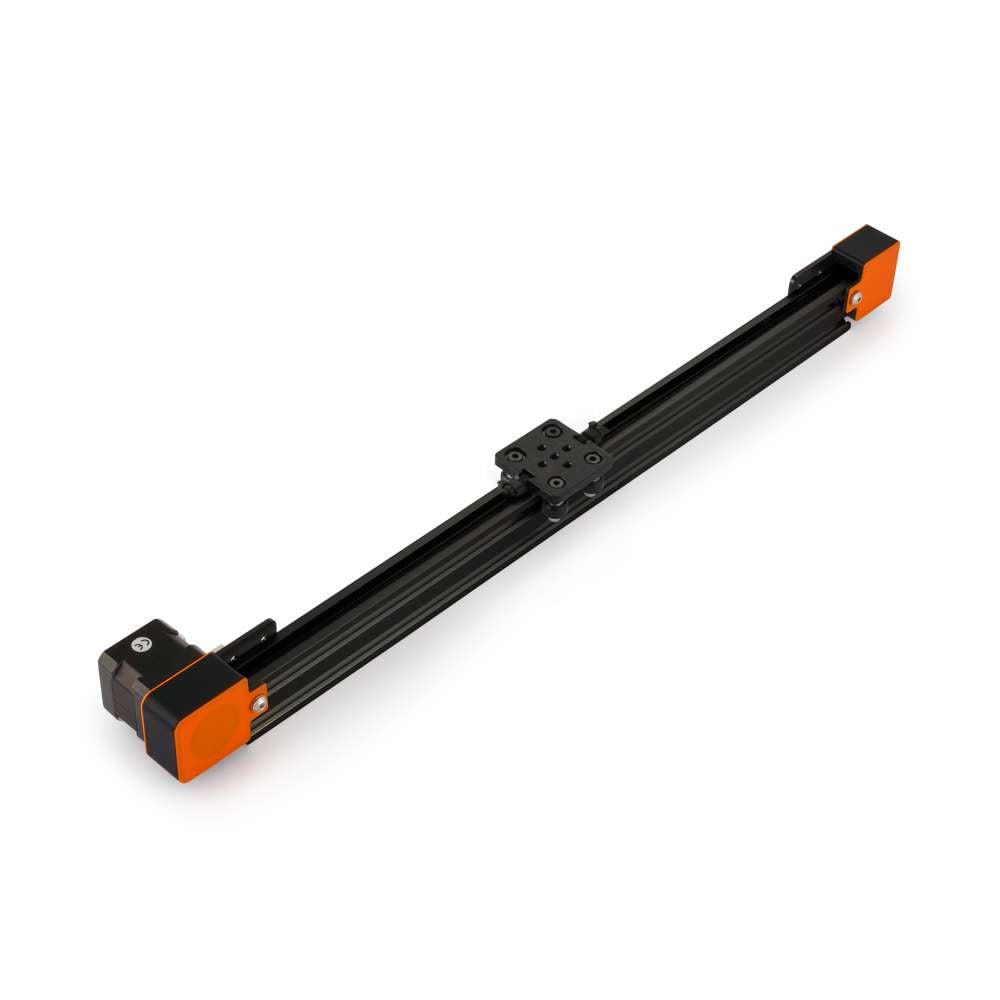 1 x Belt Drive Actuator - NEMA17 - 20x40mm - 500mm - Black - V-Slot Gantry Plate - Extra Small