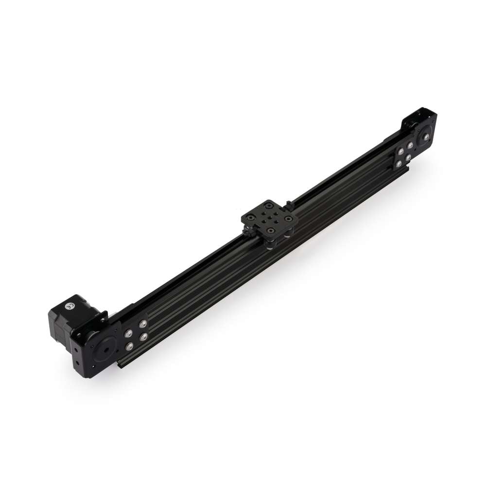 1 x Modular Belt Drive Actuator - 20x60mm - 250mm - Black - V-Slot Gantry Plate - Extra Small
