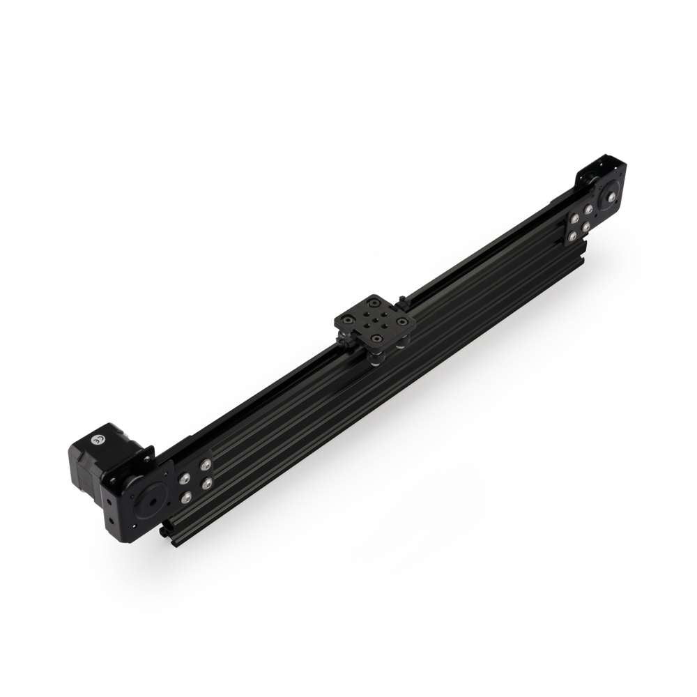 1 x Modular Belt Drive Actuator - 20x80mm - 3000mm - Black - V-Slot Gantry Plate - Extra Small