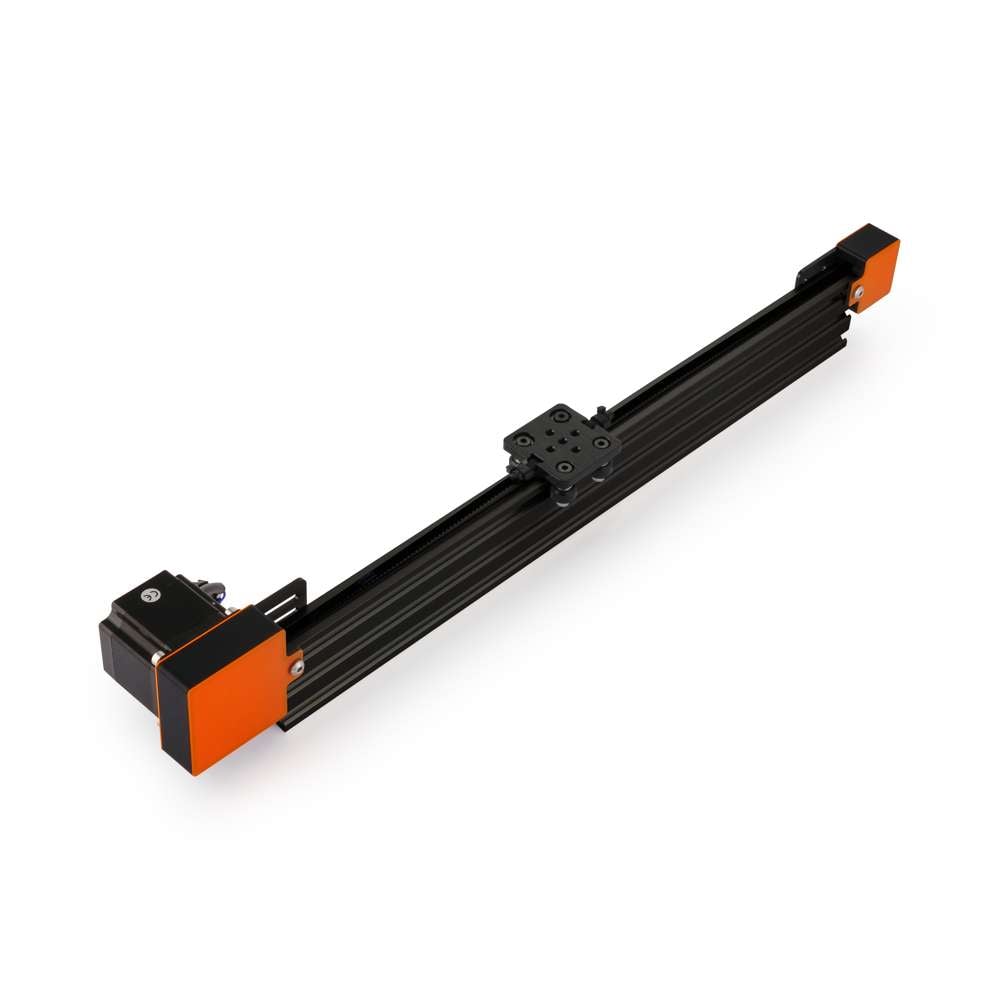 1 x Belt Drive Actuator - NEMA23 - 20x60mm - 2000mm - Black - V-Slot Gantry Plate - Extra Small