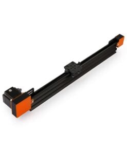 1 x Belt Drive Actuator - NEMA23 - 20x60mm - 500mm - Black - V-Slot Gantry Plate - Extra Small
