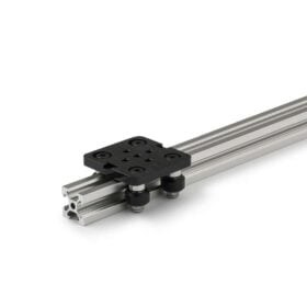 V-Slot Gantry Plate - Extra Small - 50x50mm On V-Slot Aluminium Extrusion