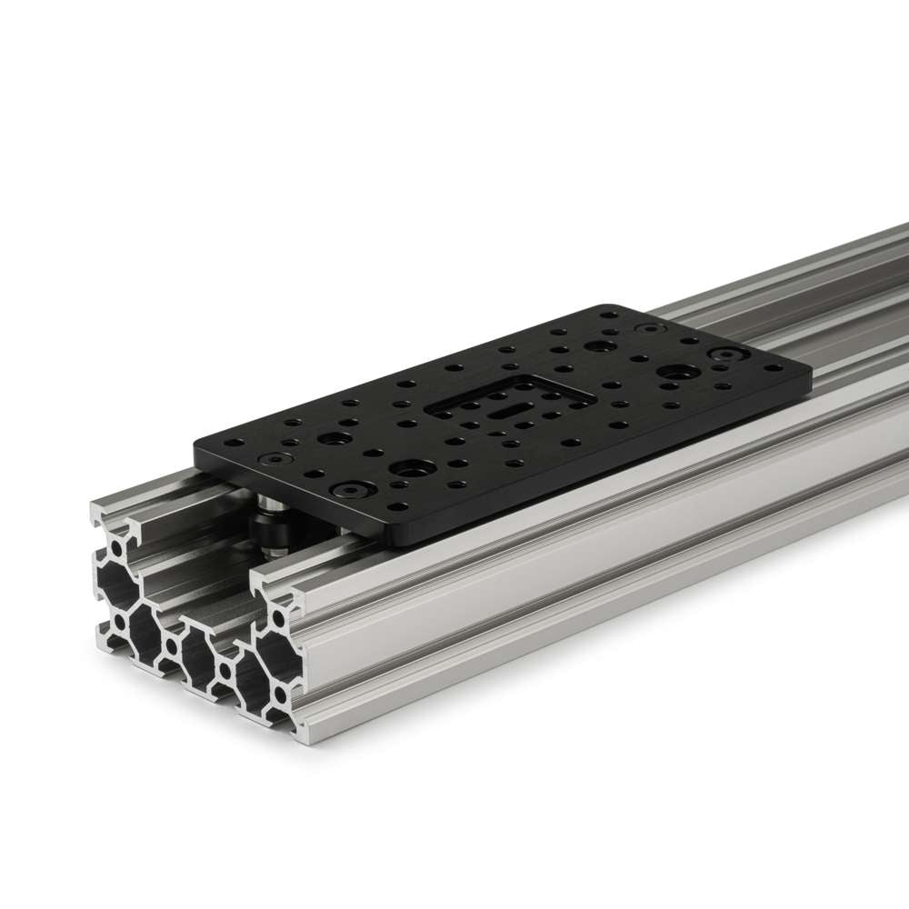 C-Beam Gantry Plate - Large - 75x155mm On C-Beam Aluminium Extrusion