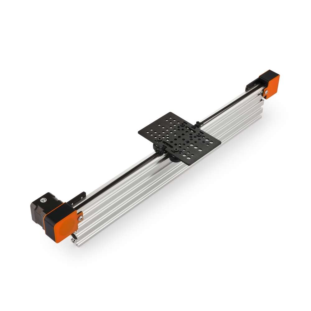 1 x Belt Drive Actuator - NEMA17 - 20x80mm - 1000mm - Silver - V-Slot Gantry Plate - Large