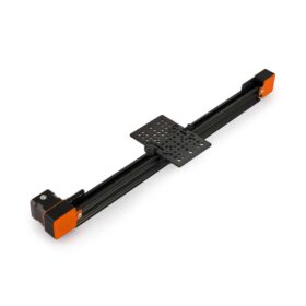1 x Belt Drive Actuator - NEMA17 - 20x40mm - 2000mm - Black - V-Slot Gantry Plate - Large