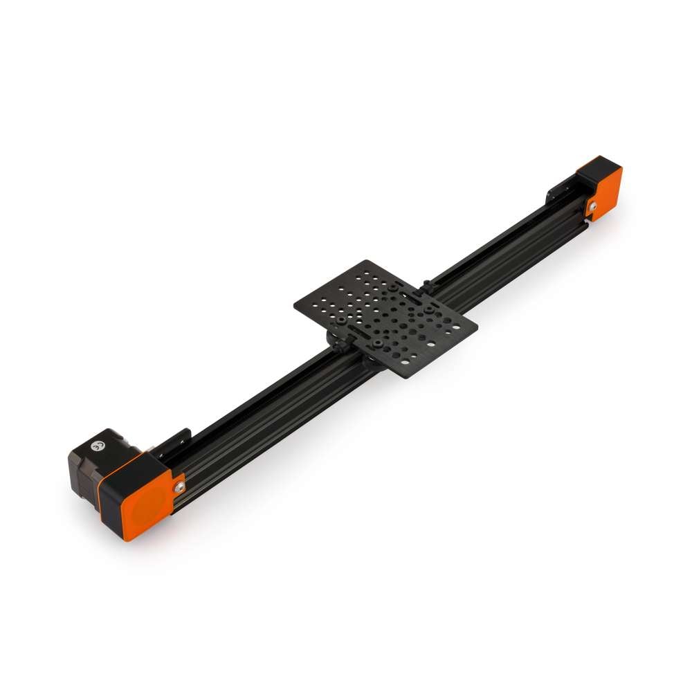 1 x Belt Drive Actuator - NEMA17 - 20x40mm - 1000mm - Black - V-Slot Gantry Plate - Large