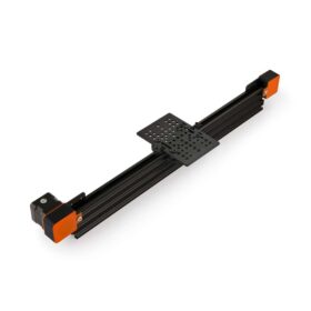 1 x Belt Drive Actuator - NEMA17 - 20x60mm - 3000mm - Black - V-Slot Gantry Plate - Large