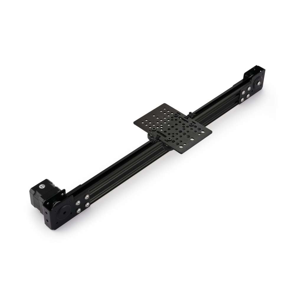 1 x Modular Belt Drive Actuator - 20x40mm - 1000mm - Black - V-Slot Gantry Plate - Large