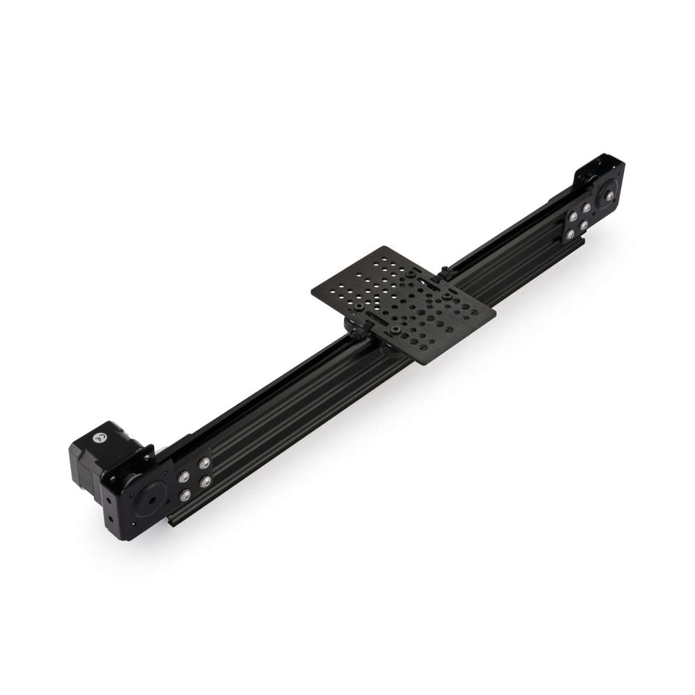 1 x Modular Belt Drive Actuator - 20x60mm - 500mm - Black - V-Slot Gantry Plate - Large