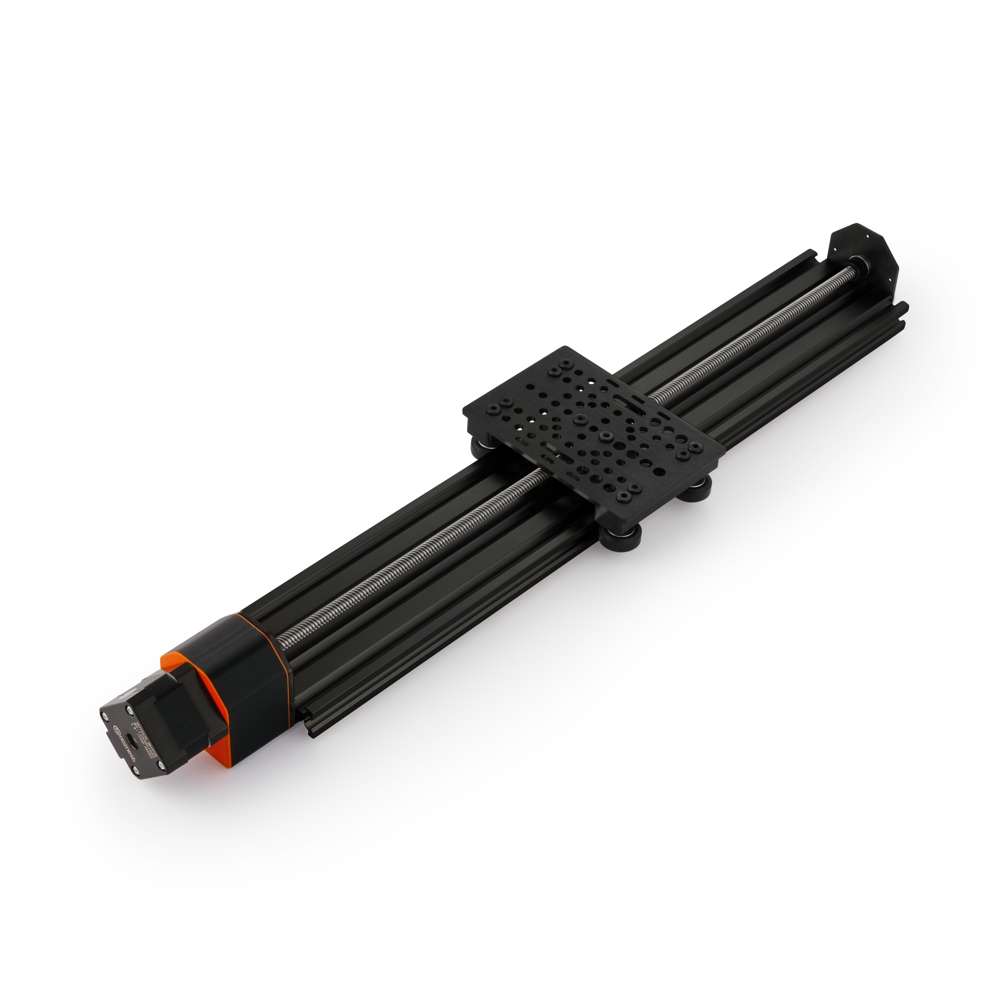 1 x Screw Drive Actuator - NEMA17 - 20x80mm - 250mm - Black - V-Slot Gantry Plate - Large
