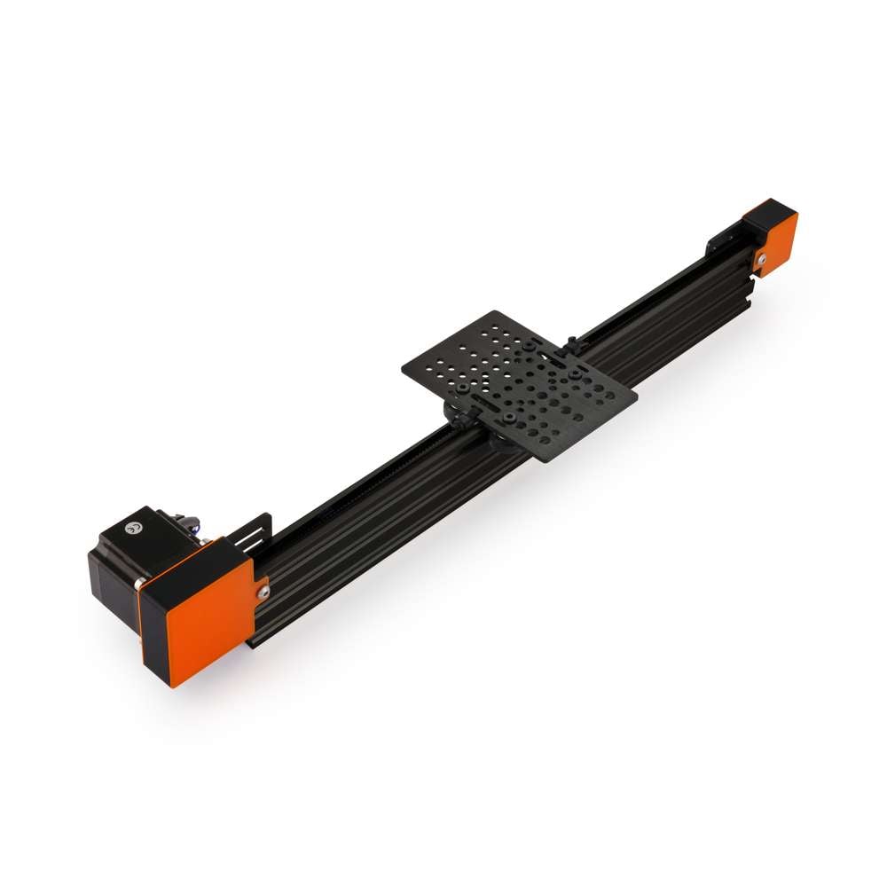1 x Belt Drive Actuator - NEMA23 - 20x60mm - 1500mm - Black - V-Slot Gantry Plate - Large