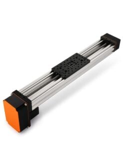 1 x C-Beam Screw Drive Actuator - Rear Mount - 1500mm - Silver - Gantry Plate - Large