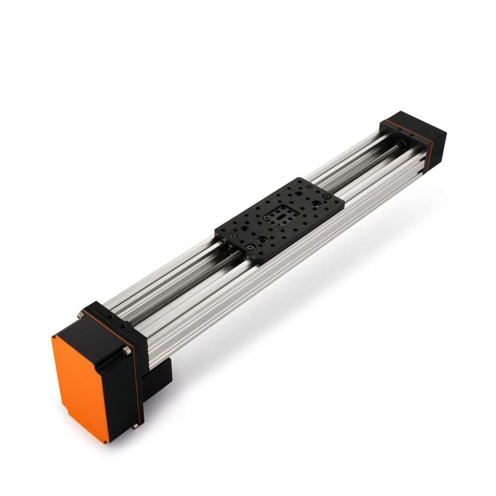 1 x C-Beam Screw Drive Actuator - Rear Mount - 1500mm - Silver - Gantry Plate - Large