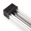 C-Beam Screw Drive Actuator - Rear Mount - 1000mm - Silver - Gantry Plate - Large - Semi-fixed end mount