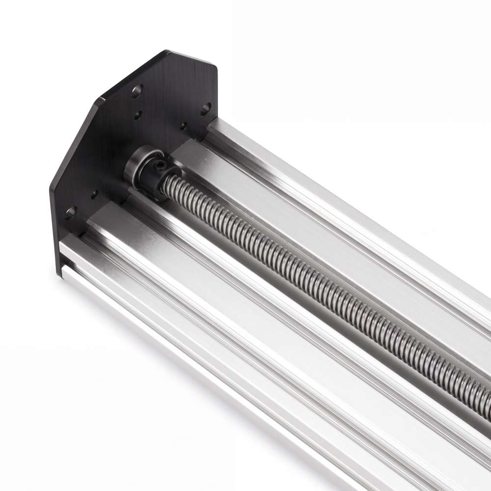 Screw Drive Actuator - NEMA23 - 20x40mm - 250mm - Black - V-Slot Gantry Plate - Large - Additional mount detail