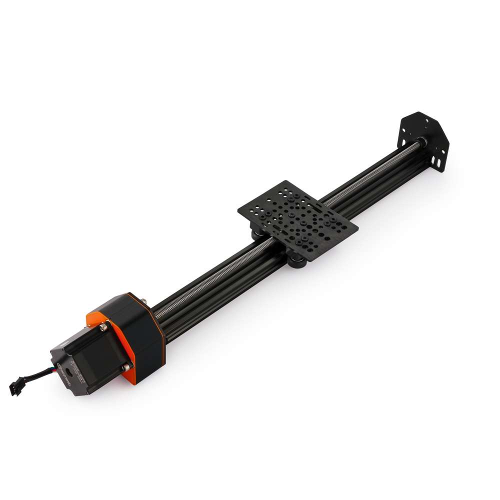 1 x Screw Drive Actuator - NEMA23 - 20x40mm - 250mm - Black - V-Slot Gantry Plate - Large
