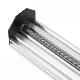 Screw Drive Actuator - NEMA23 - 20x40mm - 500mm - Black - V-Slot Gantry Plate - Large - Additional mount detail