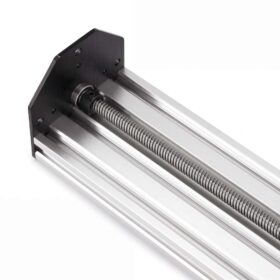 Screw Drive Actuator - NEMA23 - 20x80mm - 500mm - Black - V-Slot Gantry Plate - Large - Additional mount detail