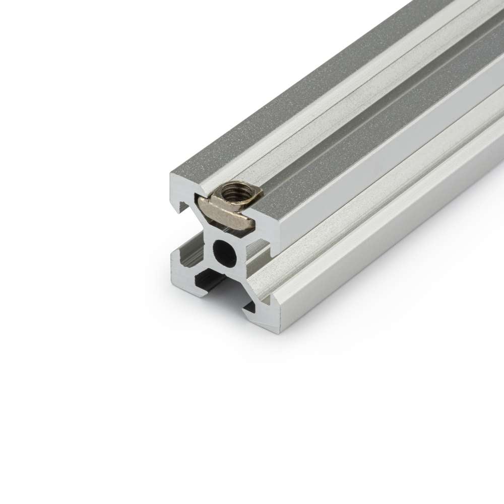 Drop In Nut - T/V-Slot - 20 Series - M4 Inside Aluminium Extrusion