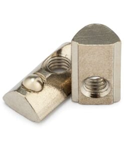 2 x Spring Ball Loaded Nut - T/V-Slot - 20 Series - M6