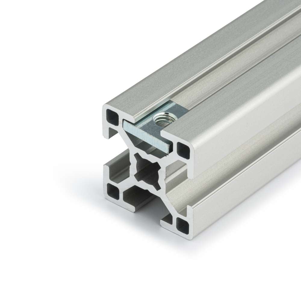 Flat Nut - T-Slot - 45 Series - M6 Inside Aluminium Extrusion