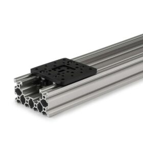 C-Beam Gantry Plate - Medium - 77.5x77.5mm On C-Beam Aluminium Extrusion